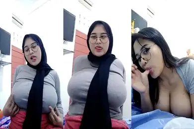 Bokep Indo Acha Hijab Toket Gede Cantik Kacamata