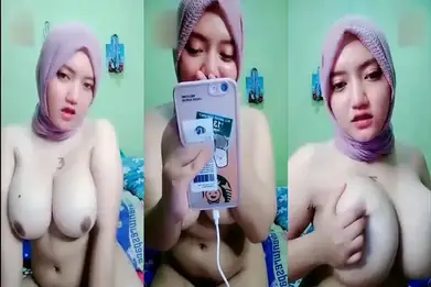 VIA Hijab Pamer Susu Viral TikTok, Bokep Indo Versi Full